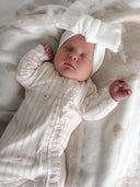 Bambioo/Organic Cotton Growsuit - Bunny Love