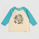 Team Goldie Raglan Long Sleeve Top-Goldie+Ace-3-6M- Tiny Trader - Gold Coast Baby Shop