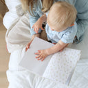 Baby Memory Book – Classic White Linen