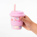 Pink Unicorn Babychino Cup 4oz - WITH STRAW