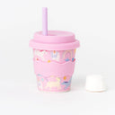 Pink Unicorn Babychino Cup 4oz - WITH STRAW