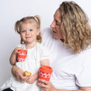 Hearts Babychino Cup 4oz - WITH STRAW