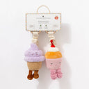 2 Pack Mini Market Brunch Stroller Toys - Ice Cream & Cupcake