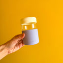 REGULAR - Reusable Glass Coffee Cup 8oz: CUPCAKE