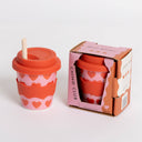 Hearts Babychino Cup 4oz - WITH STRAW
