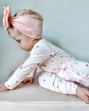 Bamboo/Organic Cotton Oakleigh Onesie - Blossom