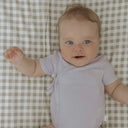 Bamboo/Organic Cotton Willow Bodysuit | Soft Lilac