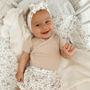 Bamboo/Organic Cotton Willow Bodysuit | Soft Mocha