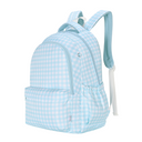 Blue Gingham Campus School Backpack
