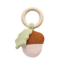 Acorn Teething Ring Rattle - Whimsical Wonderland