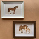 Mare & Colt // Mini Framed Artwork