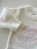 Hello World Romper - Long Sleeve
