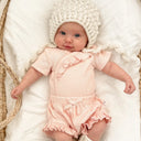 Organic Cotton Ivy Bodysuit | Peach