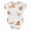 Snuggle Hunny | Lion Short Sleeve Organic Bodysuit