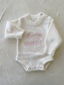 Hello World Romper - Long Sleeve