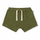 Snuggle Hunny | Olive Organic Shorts