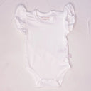 Bamboo/Organic Cotton Olivia Bodysuit | White