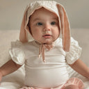 Bamboo/Organic Cotton Olivia Bodysuit | White
