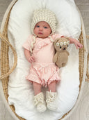 Organic Cotton Ivy Bodysuit | Peach