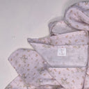 Organic Cotton Muslin Wrap | Lilac Bouquet
